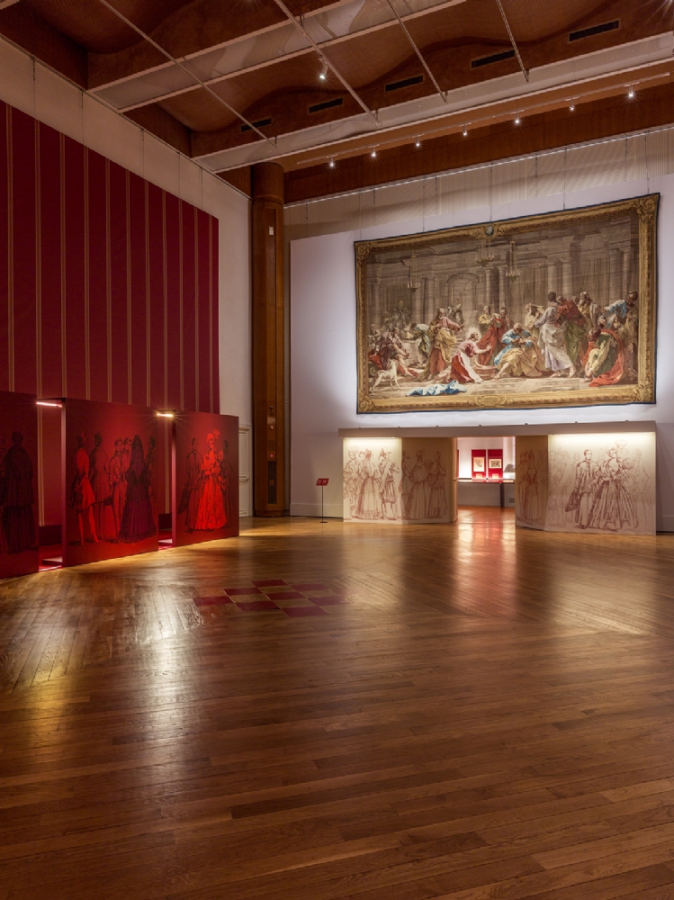 VENARIA - In Reggia la mostra «All’ombra di Leonardo. Arazzi e cerimonie alla corte dei papi» - FOTO