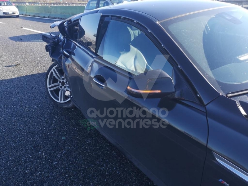 VENARIA - Incidente in tangenziale: due auto coinvolte e cinque feriti