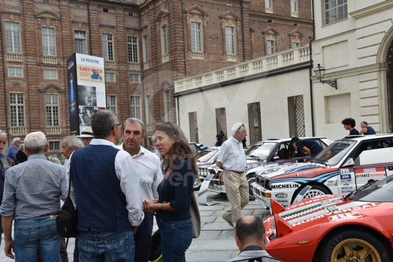 VENARIA - Davanti alla Reggia ecco le Lancia Delta che hanno fatto la storia dei mondiali rally
