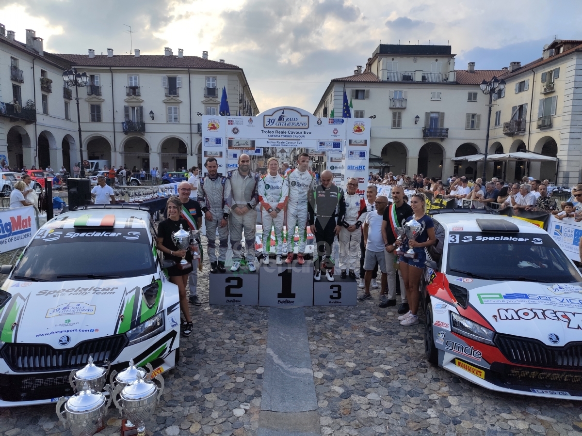 VENARIA - Jacopo Araldo e Lorena Boero hanno vinto il «Rally Città di Torino» - FOTO
