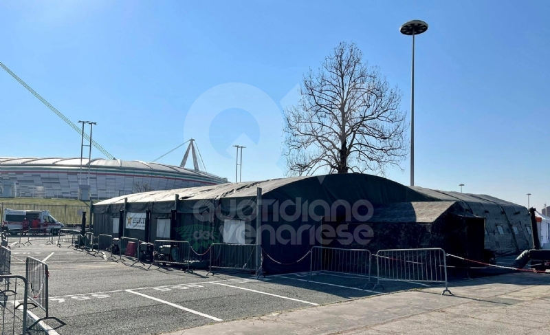 TORINO-VENARIA - Attivo il nuovo punto vaccinale dell'Allianz Stadium: oggi 100 dosi inoculate