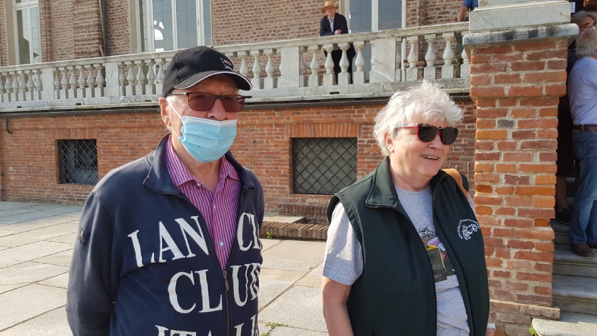 VENARIA - Il centro cittadino invaso di Lancia Lambda in occasione del centenario - FOTO
