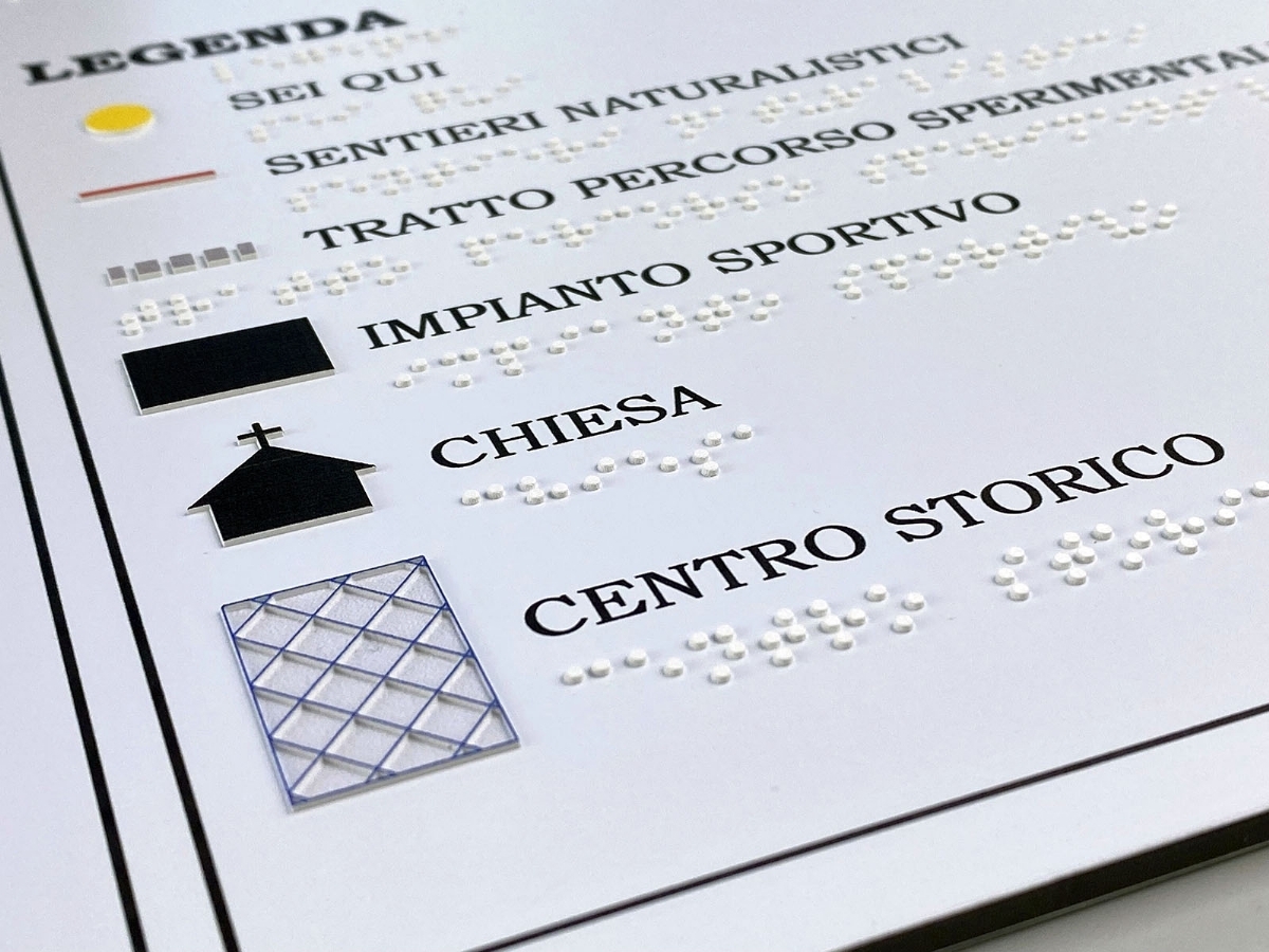 TURISMO - Insegne in braille e mappe sensoriali per rendere accessibile il territorio - FOTO