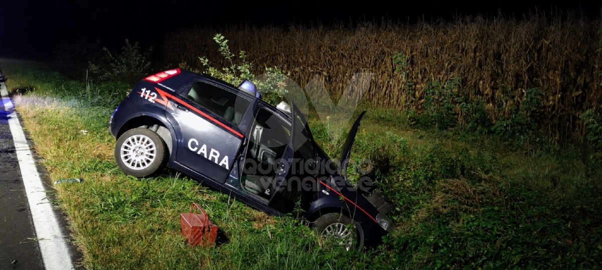 INCIDENTE A BUSANO - Feriti due carabinieri della compagnia di Venaria e un uomo di Rivoli - FOTO