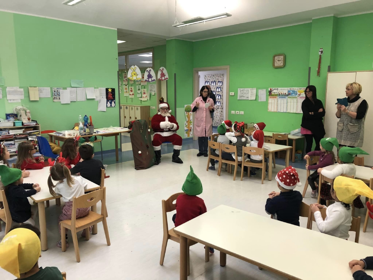 VENARIA - Il «grazie» di Babbo Natale e della Pro Loco a chi ha fatto tanto per la Città - FOTO