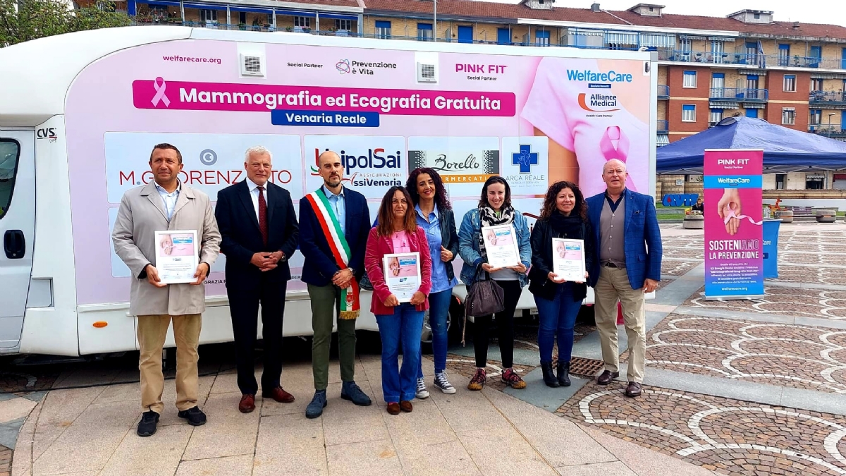 VENARIA - Successo per «CareReady Mobile Diagnostic»: mammografie ed ecografie gratis per 50 donne venariesi - FOTO