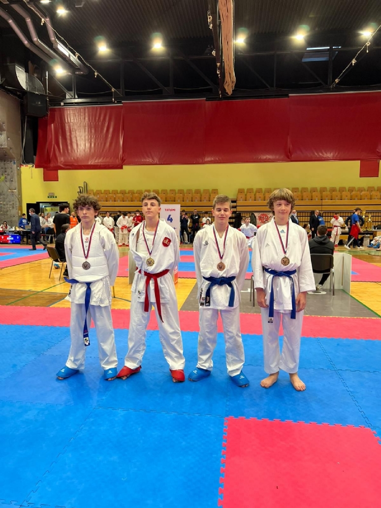 SPORT - Il venariese Fabrizio Giordano primo all'Open di karate a Velenje, in Slovenia
