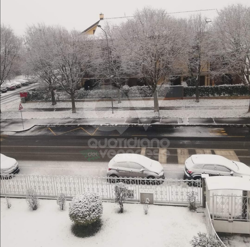 LA NEVE E' ARRIVATA - Strade imbiancate, mezzi spargisale in azione già dalla notte FOTO