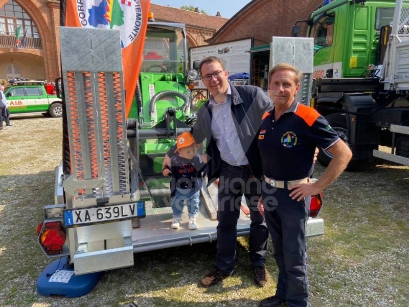 VENARIA - Festeggiati alla Mandria i 25 anni dell'Aib Piemonte, ricordando Airaudi e Bertrand