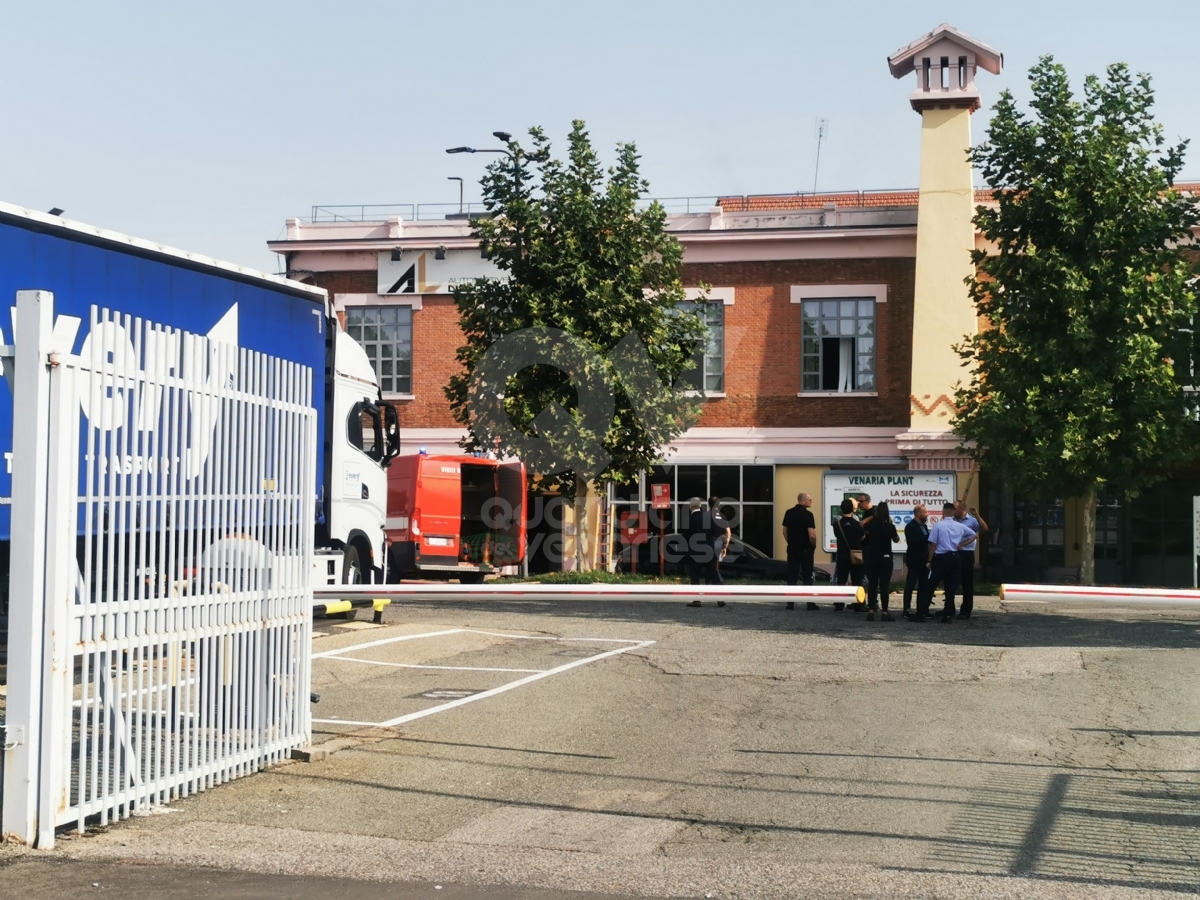 VENARIA - Incendio alla Marelli: evacuato tutto lo stabilimento di via Cavallo - FOTO