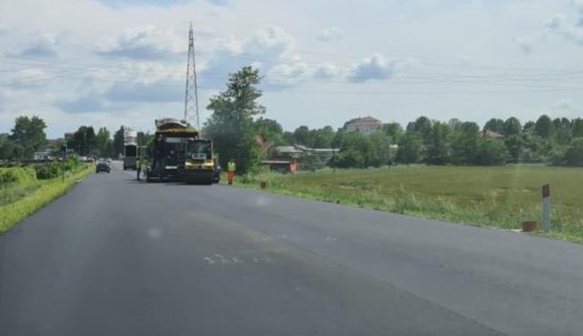 VENARIA - Nuovo asfalto lungo la strada provinciale 1: a breve l'illuminazione a led - FOTO