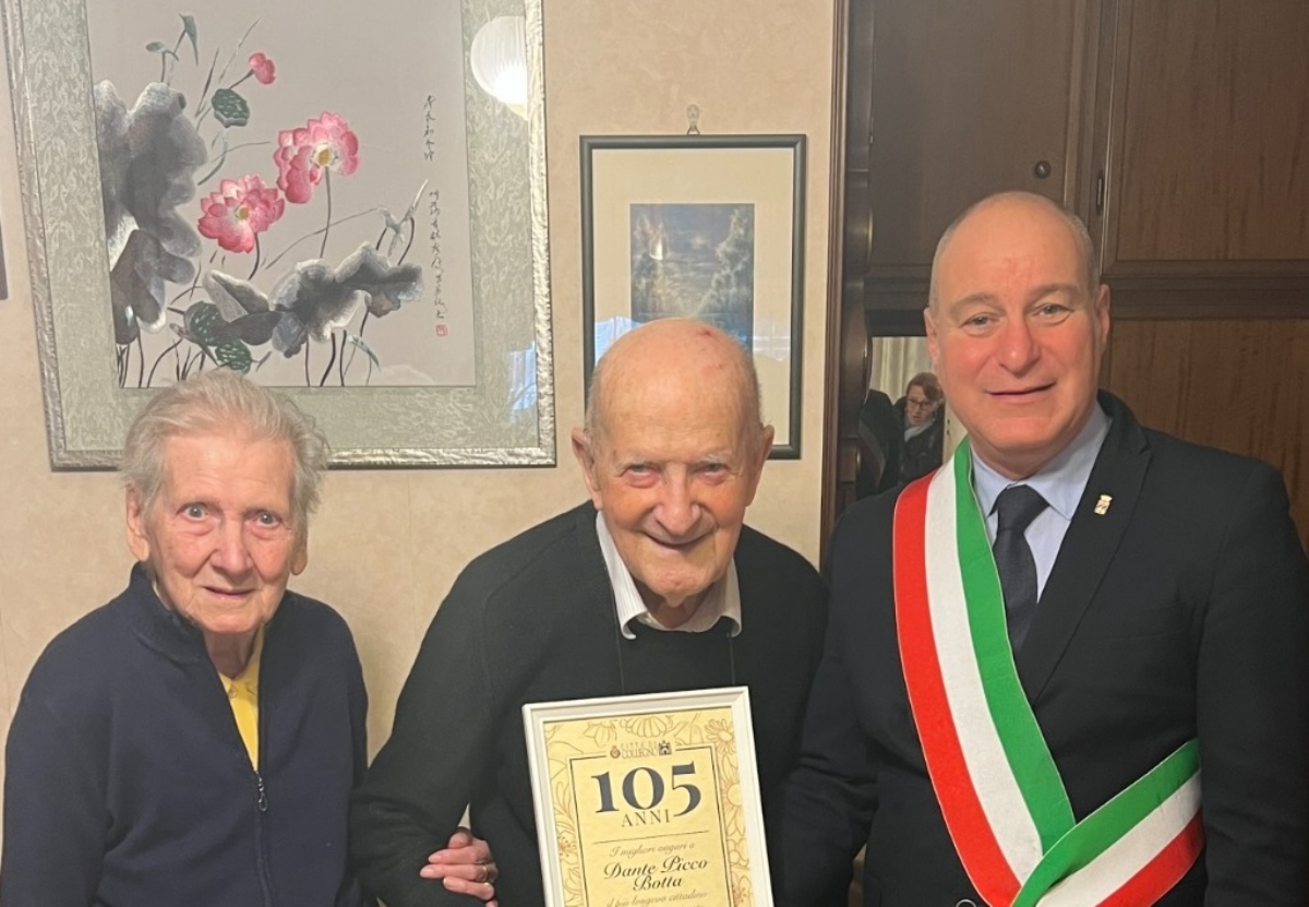 COLLEGNO - Grande festa per nonno Dante e nonna Caterina: 201 anni in due - FOTO