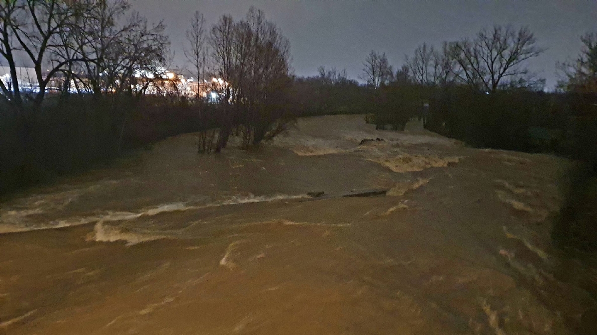 VENARIA - Maltempo: in attesa delle nuove perturbazioni, il Ceronda torna sotto pre soglia - FOTO