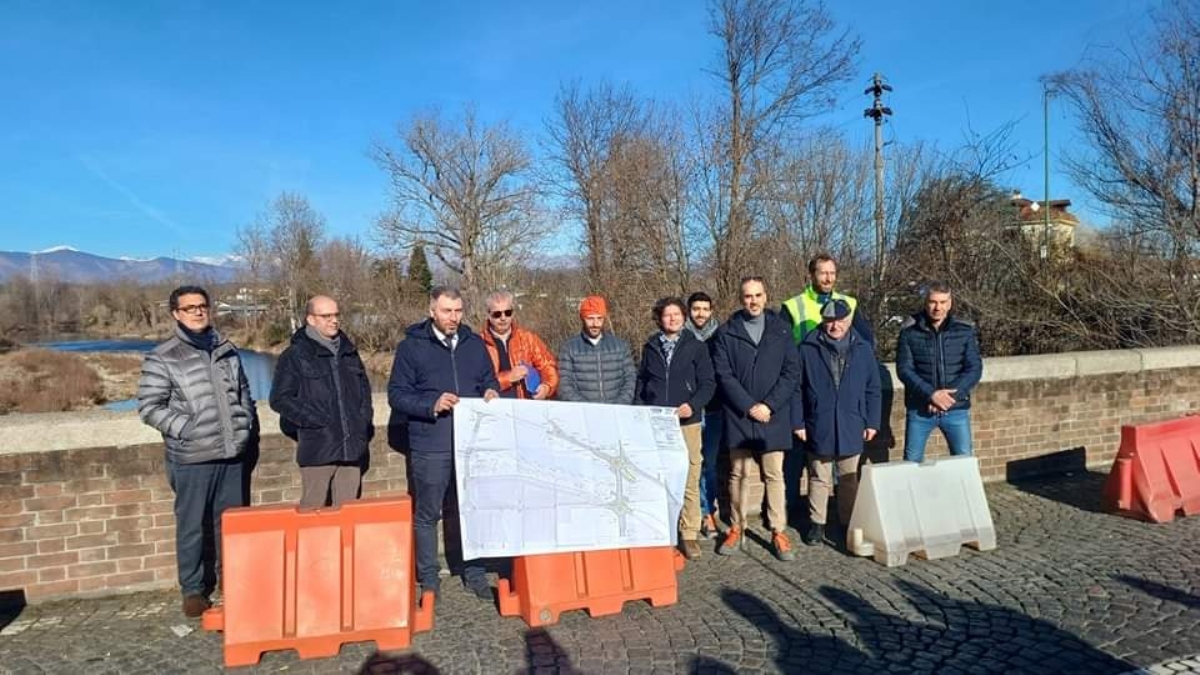 VENARIA - Consegnati i lavori per il nuovo ponte sul Ceronda: realizzato entro maggio 2025 - FOTO