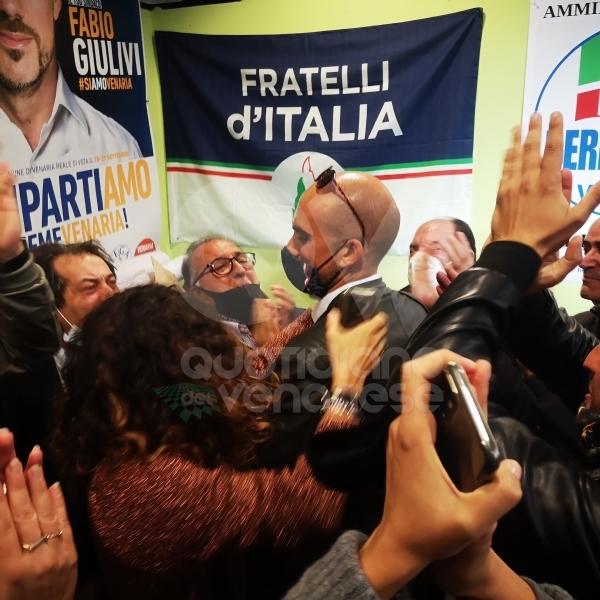 VENARIA - Giulivi: «Sarò il sindaco di tutti». Schillaci: «Ci deve essere collaborazione» FOTO