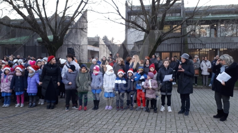 VENARIA - Alla Romero ecco l'albero creativo: realizzato con le bottiglie di plastica vuote
