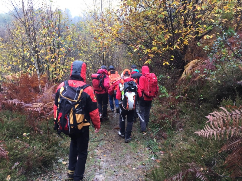 GRUGLIASCO - Cercatore di funghi salvato dal soccorso alpino - FOTO