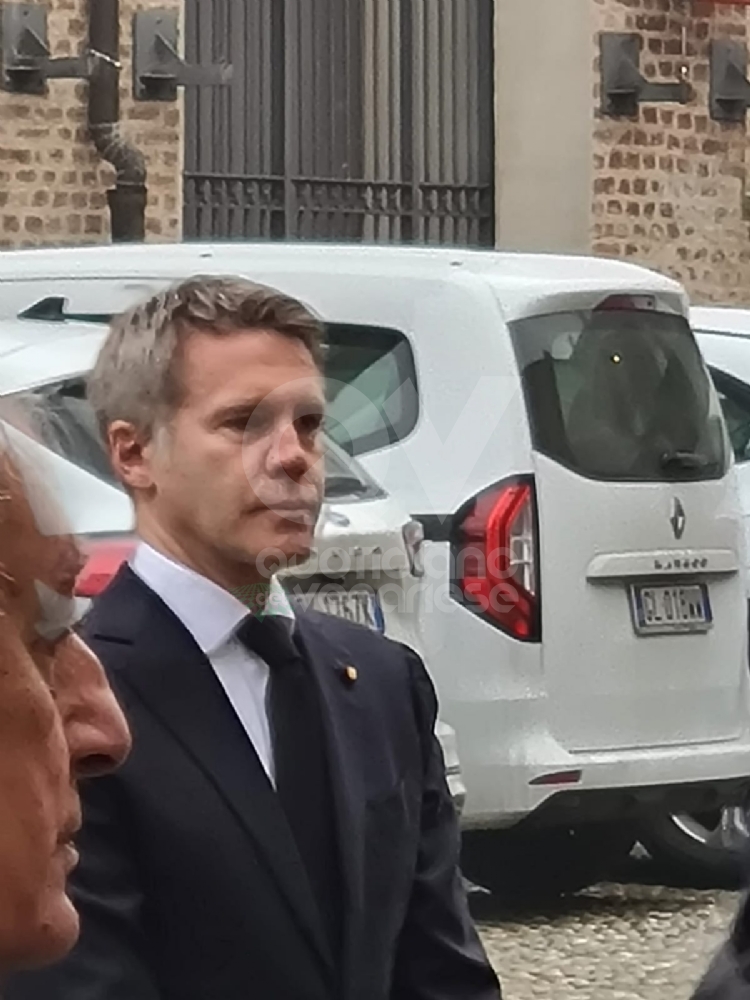 VENARIA - Il presidente del Senato, Ignazio La Russa, alla camera ardente di Vittorio Emanuele di Savoia - FOTO