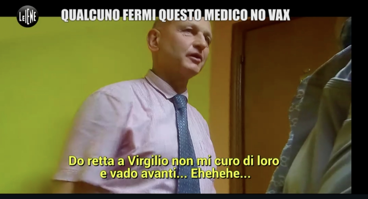 BORGARO - «Le Iene» nello studio del dottor Delicati: «Non mi curo di loro e vado avanti» - FOTO