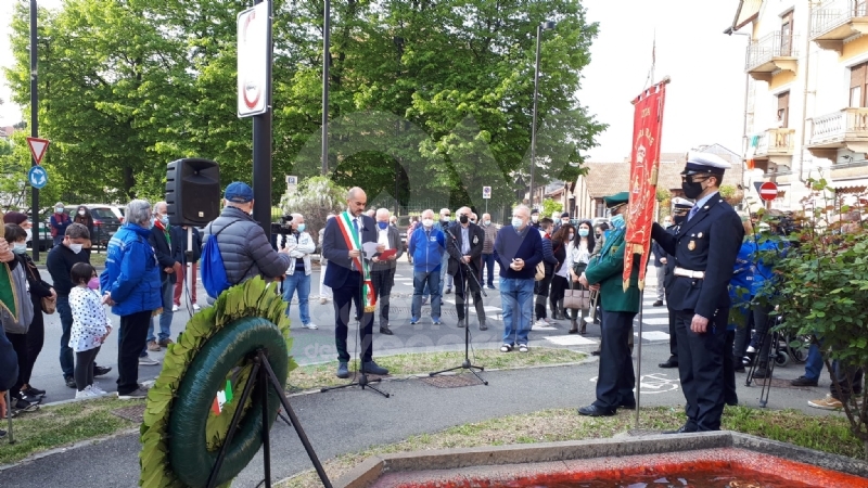 VENARIA - La Città celebra il 25 aprile, Festa di Liberazione - FOTO