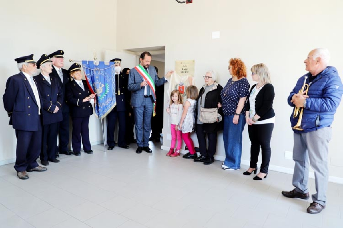 GRUGLIASCO - Consegnato all'Asl To3 lo spazio dell'ex dazio: nel ricordo di Mazzotta e Secco - FOTO