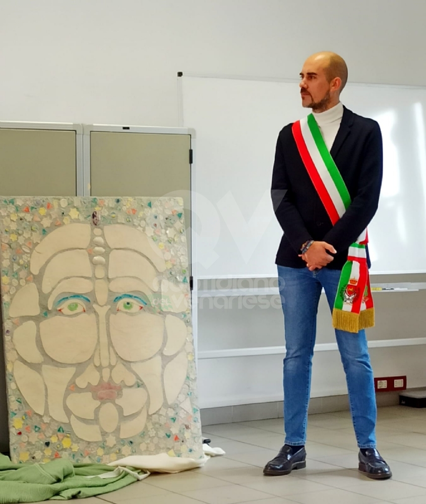 VENARIA - La meravigliosa opera d'arte dei ragazzi del Centro Socio Terapeutico donata alla Città - FOTO