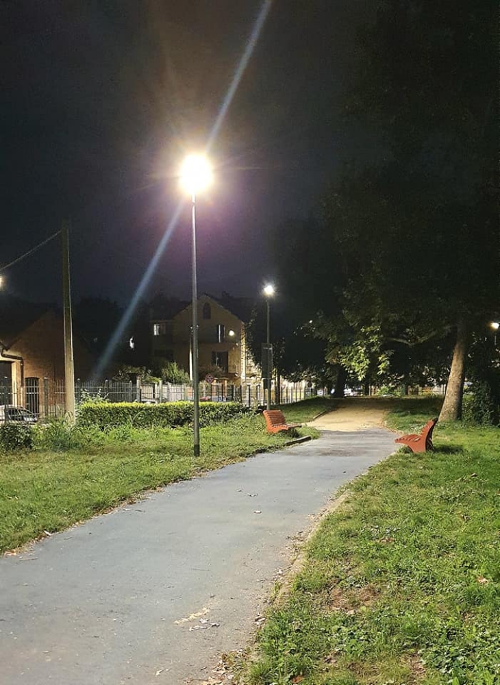VENARIA - Al parco «III Reggimento Alpini» arriva l'illuminazione pubblica, tutta a Led - FOTO