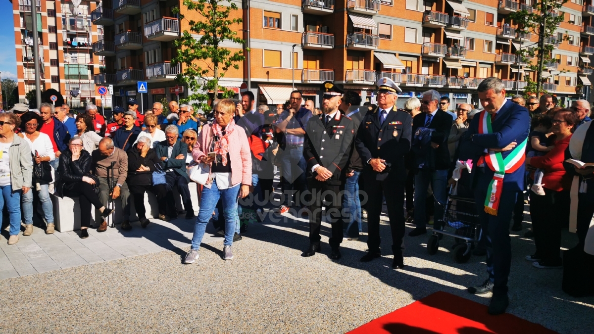 BORGARO - Inaugurata via Lanzo: a breve nascerà piazza Vincenzo Barrea - FOTO