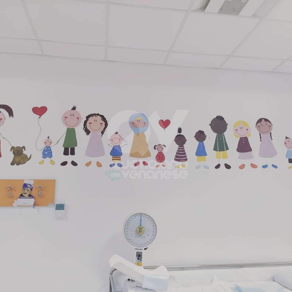 SAVONERA-VENARIA - L'ambulatorio pediatrico dipinto dai volontari dell'Associazione Savonera - FOTO