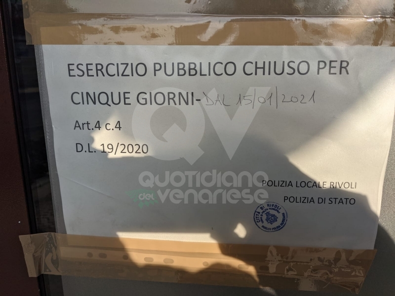 RIVOLI - Aderisce all'iniziative #IoApro: il ristorante «Il Pacchero» chiuso per cinque giorni FOTO