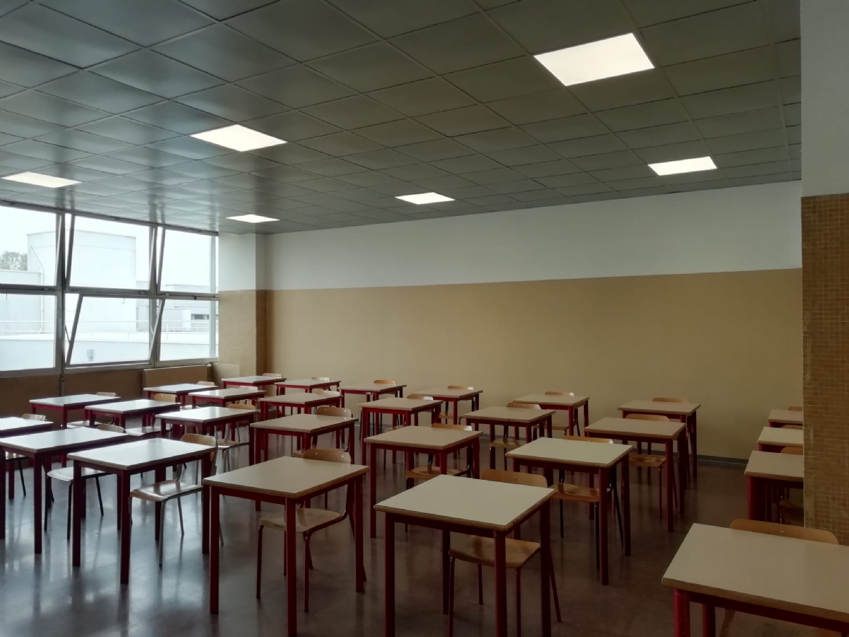 GRUGLIASCO - Nuova aula a gradoni e nuovi spazi al Curie-Vittorini: terminati i lavori - FOTO