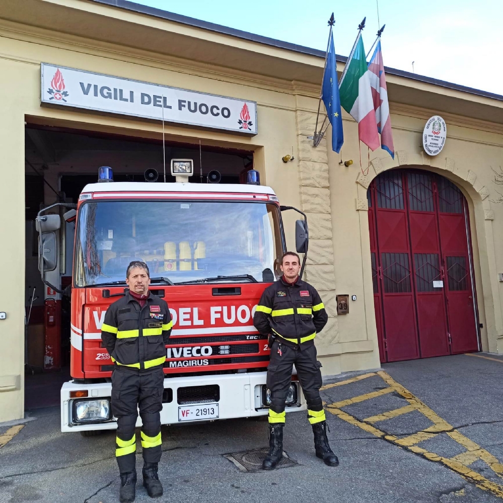 GRUGLIASCO - Francesco Cravero nuovo capo distaccamento dei vigili del fuoco - FOTO