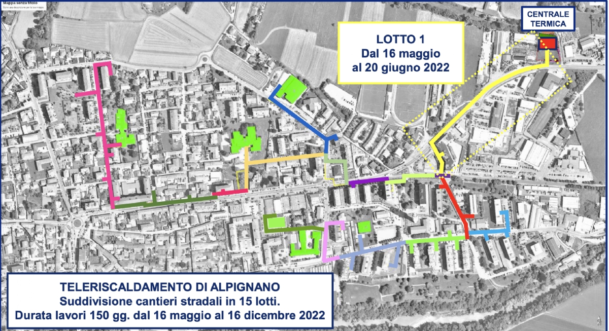 ALPIGNANO - Accordo Comune-Edison per il teleriscaldamento: primo lotto in via Venaria