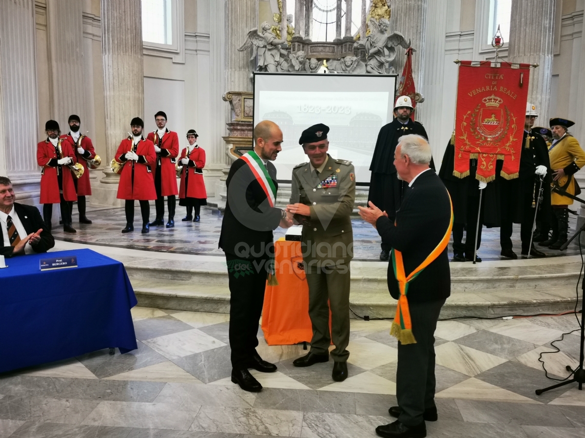 VENARIA - La «Scuola di Cavalleria» è cittadina onoraria a 200 anni dalla fondazione - FOTO E VIDEO