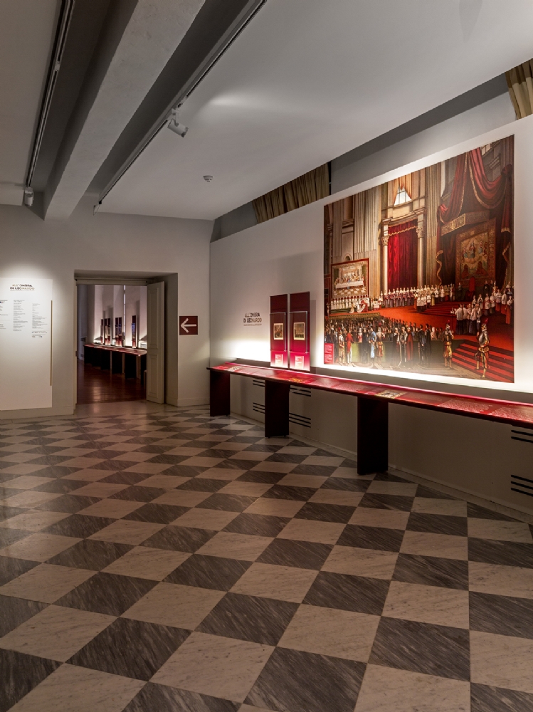 VENARIA - In Reggia la mostra «All’ombra di Leonardo. Arazzi e cerimonie alla corte dei papi» - FOTO