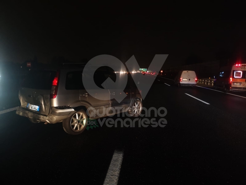 VENARIA-SAVONERA - Tamponamento fra due auto in tangenziale: due feriti, tra cui un 12enne
