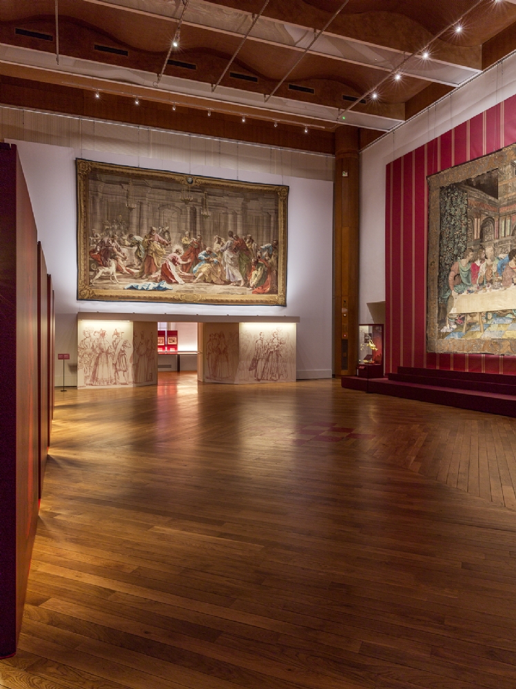 VENARIA - In Reggia la mostra «All’ombra di Leonardo. Arazzi e cerimonie alla corte dei papi» - FOTO