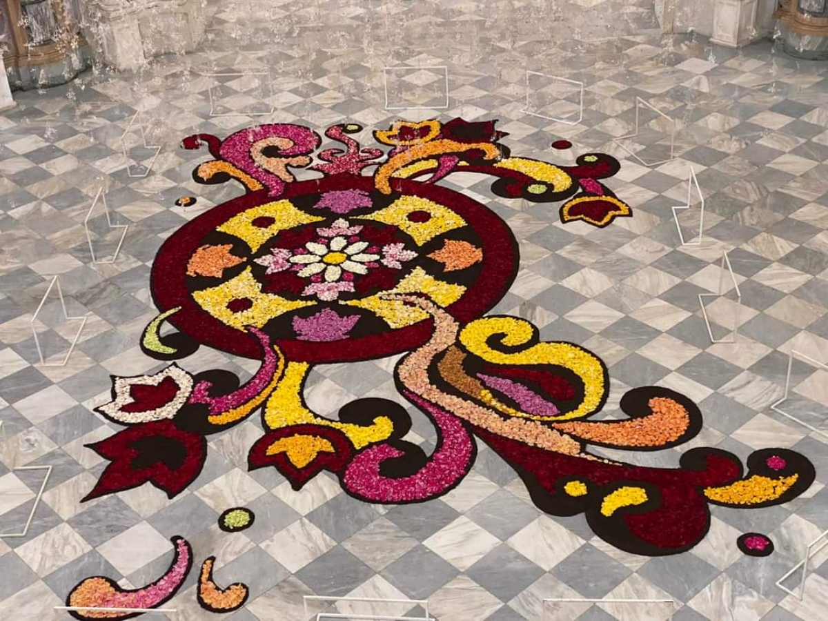 VENARIA - A Sant'Uberto una meraviglia chiamata Infiorata: quando e come vederla - FOTO