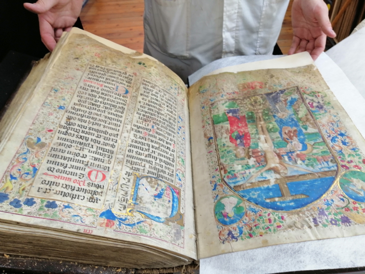 VENARIA - Nasce la collaborazione fra il Centro del Restauro e l'Abbazia di Novalesa - FOTO