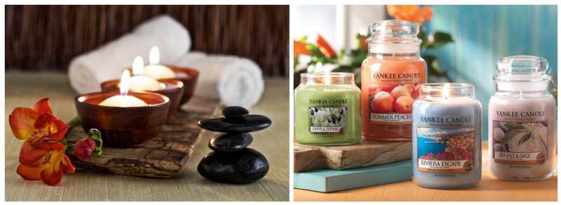 Candele profumate per alleviare lo stress