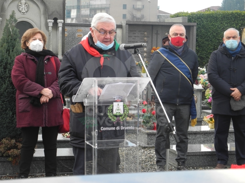 DRUENTO - Il nuovo monumento ai Caduti Partigiani è realtà: inaugurato stamane - FOTO