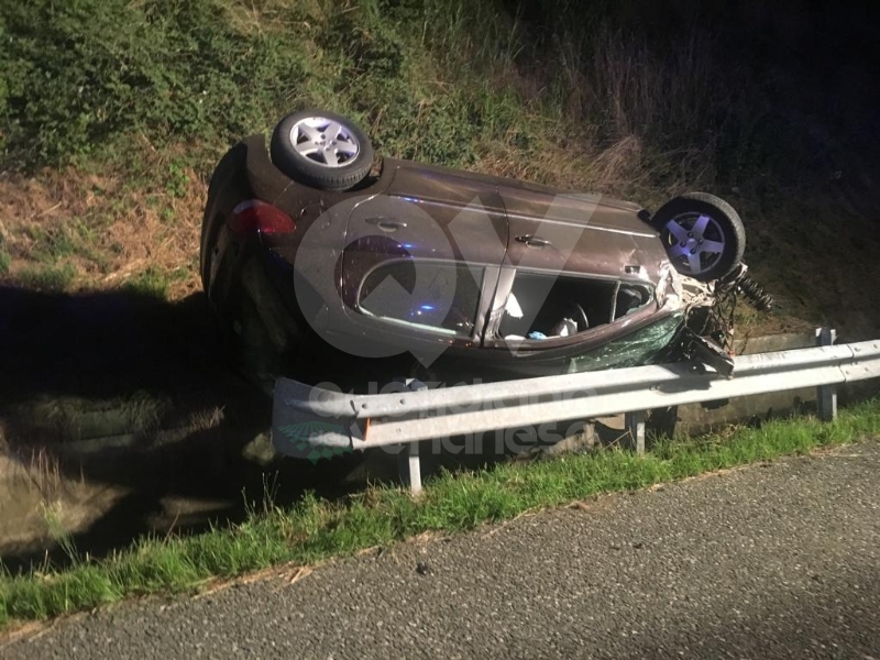 GRUGLIASCO - 66enne gravemente ferita nell'incidente sulla Torino-Aosta - FOTO