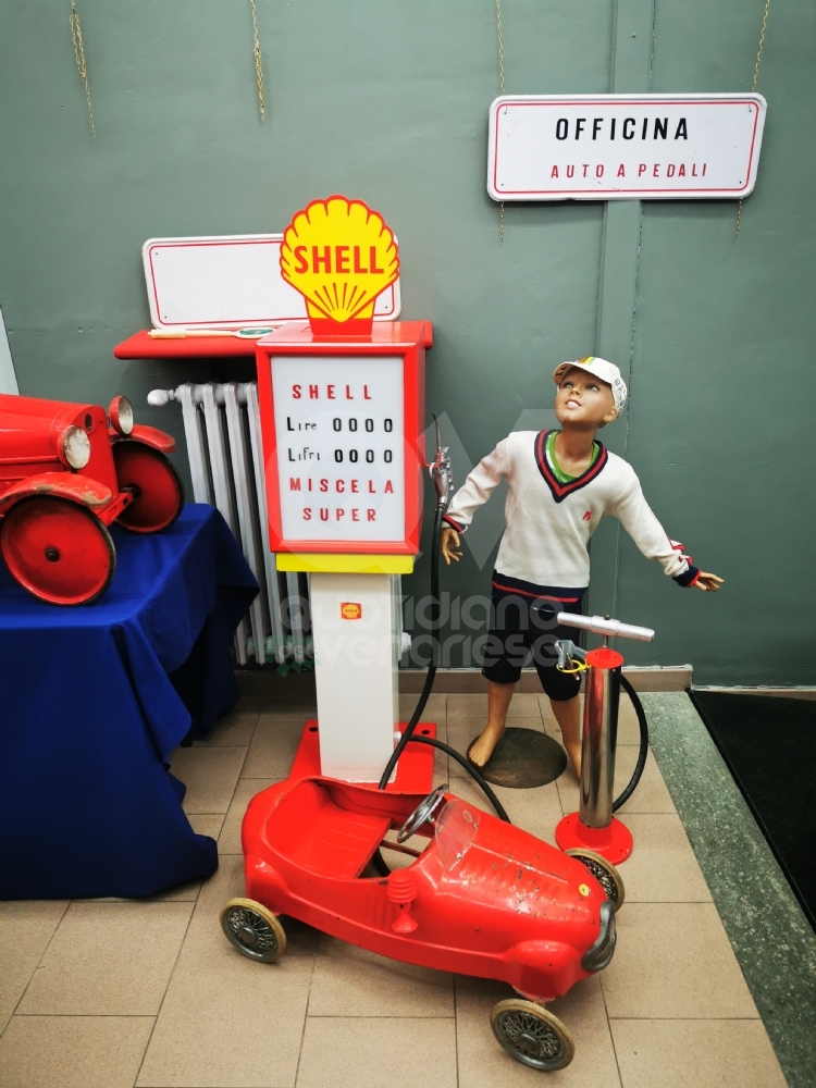 VENARIA - La mostra «Auto a pedali» di Antonio Iorio: un bellissimo tuffo nel passato - FOTO