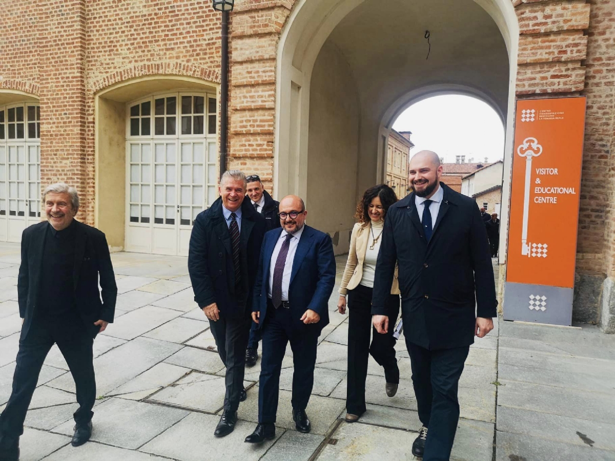 VENARIA - Il Ministro della Cultura in visita alla Reggia e al Centro del Restauro - FOTO