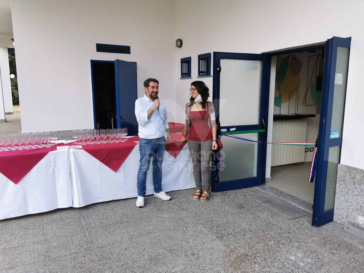 VENARIA - Taglio del nastro all'Iqbal Masih: nasce il bar «InterVallo» e una mensa sociale - FOTO