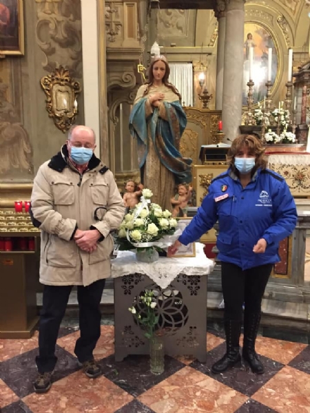 VENARIA - Nonostante il Covid, la Pro Loco onora l'Immacolata - FOTO