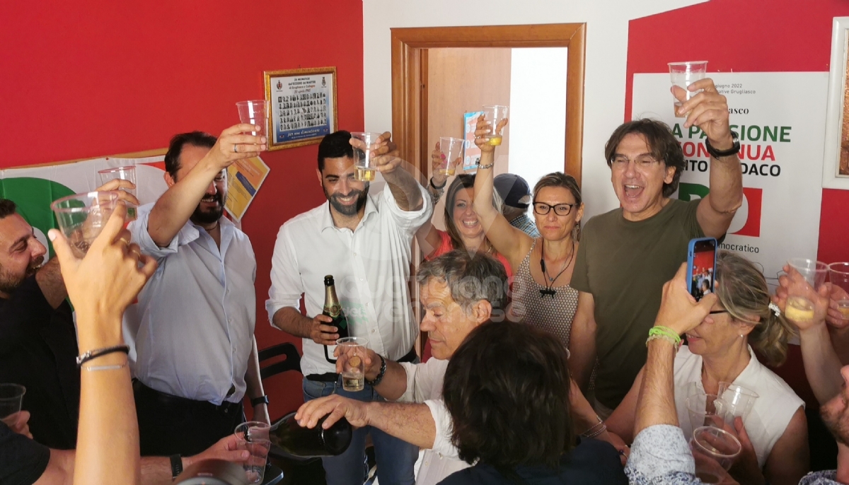 GRUGLIASCO - Emanuele Gaito nuovo sindaco con il 70% dei consensi - FOTO