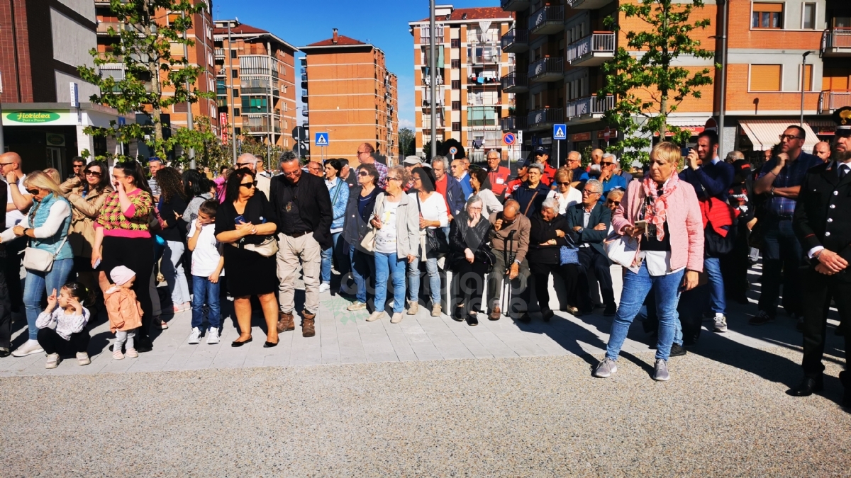 BORGARO - Inaugurata via Lanzo: a breve nascerà piazza Vincenzo Barrea - FOTO