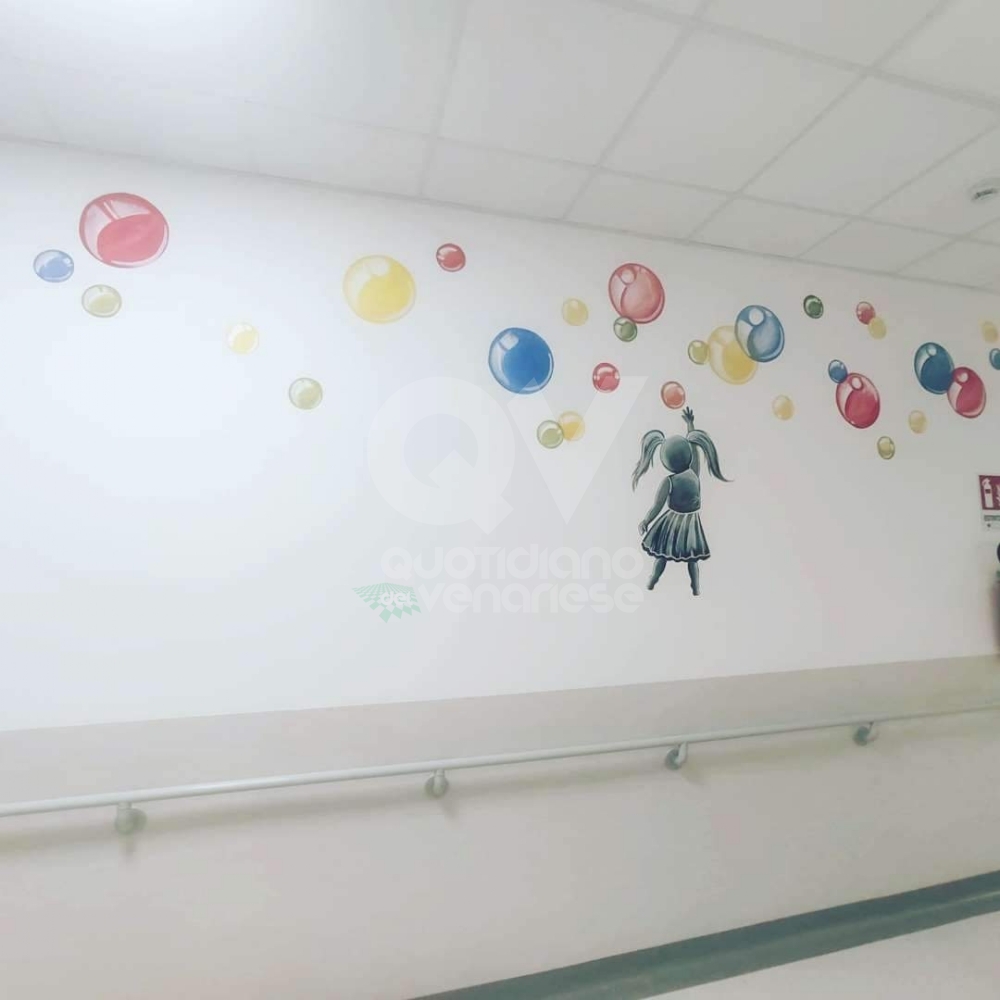 SAVONERA-VENARIA - L'ambulatorio pediatrico dipinto dai volontari dell'Associazione Savonera - FOTO