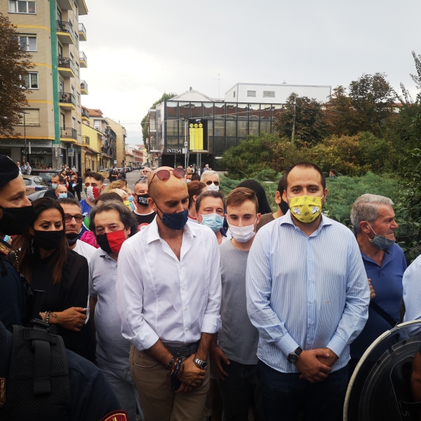 MATTEO SALVINI A VENARIA - «Tumminello è acqua passata: pensiamo al futuro della città» - FOTO